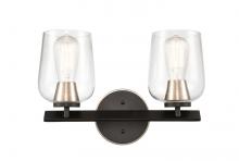 Innovations Lighting 420-2W-BSN-CL-LED - Remy - 2 Light - 15 inch - Black Satin Nickel - Bath Vanity Light