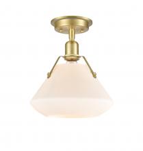 Innovations Lighting 422-1F-SB-G4221-10 - Luna - 1 Light - 11 inch - Satin Brass - Flush Mount