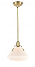 Innovations Lighting 422-1S-SB-G4221-10-LED - Luna - 1 Light - 11 inch - Satin Brass - Mini Pendant