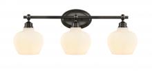 Innovations Lighting 438-3W-BK-G4381 - Amina - 3 Light - 27 inch - Matte Black - Bath Vanity Light