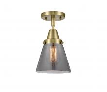 Innovations Lighting 447-1C-AB-G63-LED - Cone - 1 Light - 6 inch - Antique Brass - Semi-Flush Mount