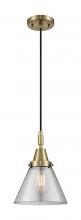 Innovations Lighting 447-1P-AB-G43 - Cone - 1 Light - 8 inch - Antique Brass - Mini Pendant