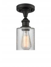 Innovations Lighting 516-1C-OB-G112-LED - Cobbleskill - 1 Light - 5 inch - Oil Rubbed Bronze - Semi-Flush Mount