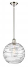 Innovations Lighting 516-1S-PN-G1213-12-LED - Athens Deco Swirl - 1 Light - 12 inch - Polished Nickel - Mini Pendant