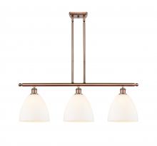 Innovations Lighting 516-3I-AC-GBD-91 - Bristol - 3 Light - 36 inch - Antique Copper - Cord hung - Island Light