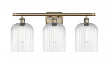 Innovations Lighting 516-3W-AB-G559-8CL - Bridal Veil - 3 Light - 25 inch - Antique Brass - Bath Vanity Light