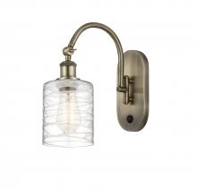 Innovations Lighting 518-1W-AB-G1113 - Cobbleskill - 1 Light - 5 inch - Antique Brass - Adjustable Swing Arm