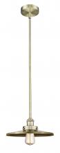 Innovations Lighting 616-1S-AB-MFR-AB-12 - Appalachian - 1 Light - 12 inch - Antique Brass - Stem hung - Mini Pendant