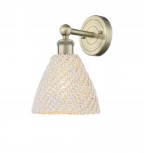 Innovations Lighting 616-1W-AB-NBD-75-NAT - Bristol Natural - 1 Light - 8 inch - Antique Brass - Sconce