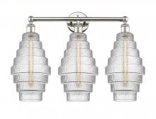 Innovations Lighting 616-3W-PN-G672-8 - Cascade - 3 Light - 26 inch - Polished Nickel - Bath Vanity Light