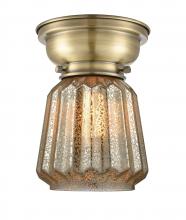 Innovations Lighting 623-1F-AB-G146 - Chatham - 1 Light - 7 inch - Antique Brass - Flush Mount