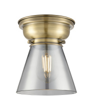 Innovations Lighting 623-1F-AB-G63-LED - Cone - 1 Light - 6 inch - Antique Brass - Flush Mount