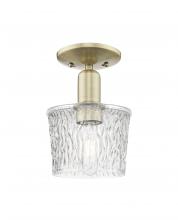 Innovations Lighting 716-1C-AB-G402 - Niagara - 1 Light - 7 inch - Antique Brass - Semi-Flush Mount