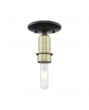 Innovations Lighting 716-1C-BAB - Arcadia - 1 Light - 5 inch - Black Antique Brass - Semi-Flush Mount