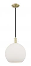 Innovations Lighting 716-1P-AB-G121-12 - Athens - 1 Light - 12 inch - Antique Brass - Cord hung - Mini Pendant
