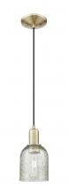 Innovations Lighting 716-1P-AB-G259 - Caledonia - 1 Light - 5 inch - Antique Brass - Cord hung - Mini Pendant