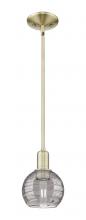 Innovations Lighting 716-1S-AB-G1213-6SM - Athens Deco Swirl - 1 Light - 6 inch - Antique Brass - Mini Pendant