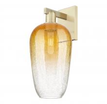 Innovations Lighting 716-1W-AB-G484-7AM - Brookhaven Flute - 1 Light - 6 inch - Antique Brass - Sconce