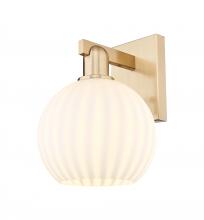 Innovations Lighting 716-1W-CB-G1217-8WV - White Venetian - 1 Light - 8 inch - Champagne Bronze - Sconce