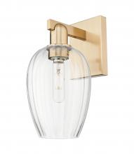 Innovations Lighting 716-1W-CB-G457-6CL - Preston Flute - 1 Light - 6 inch - Champagne Bronze - Sconce