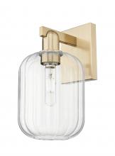 Innovations Lighting 716-1W-CB-G460-7CL - Preston Cylinder - 1 Light - 6 inch - Champagne Bronze - Sconce