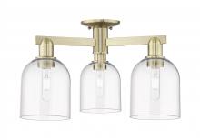 Innovations Lighting 716-3F-AB-G558-6CL - Bella - 3 Light - 23 inch - Antique Brass - Semi-Flush Mount