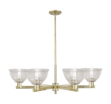 Innovations Lighting 716-6CR-AB-G422 - Arietta - 6 Light - 38 inch - Antique Brass - Stem hung - Chandelier
