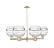 Innovations Lighting 716-6CR-AB-G556-10CL - Rochester - 6 Light - 40 inch - Antique Brass - Stem hung - Chandelier