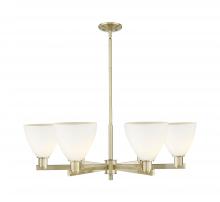 Innovations Lighting 716-6CR-AB-GBD-751 - Bristol - 6 Light - 37 inch - Antique Brass - Stem hung - Chandelier