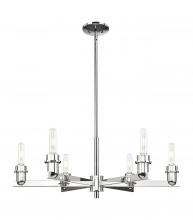 Innovations Lighting 716-6CR-PN - Arcadia - 6 Light - 32 inch - Brushed Polished Nickel - Chandelier