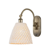 Innovations Lighting 918-1W-AB-NBD-9-NAT - Bristol Natural - 1 Light - 9 inch - Antique Brass - Sconce