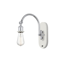 Innovations Lighting 918-1W-WPC - Halophane - 1 Light - 5 inch - White Polished Chrome - Adjustable Swing Arm