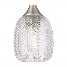 Innovations Lighting G323-5CL - Berkshire - 1 Light - 6 inch - Brushed Brass - Cord Hung - Pendant