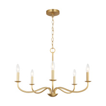 Generation Lighting GLC1205SB - Abells Five Light Chandelier