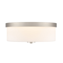 Millennium 214102-BN - Laphia 13.25" Wide 2-Light Flushmount - Brushed Nickel