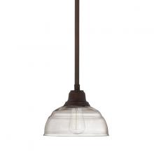 Millennium 5300-RBZ - Neo-Industrial 1-Light Mini-Pendant light Rubbed Bronze
