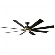 Modern Forms US - Fans Only FR-W2303-72L-SB/MB - Aura Downrod ceiling fan